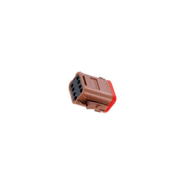 Molex Automotive Connectors Ml-Xt 6Ckt Plug Brown W Small Seal 934454107 - main